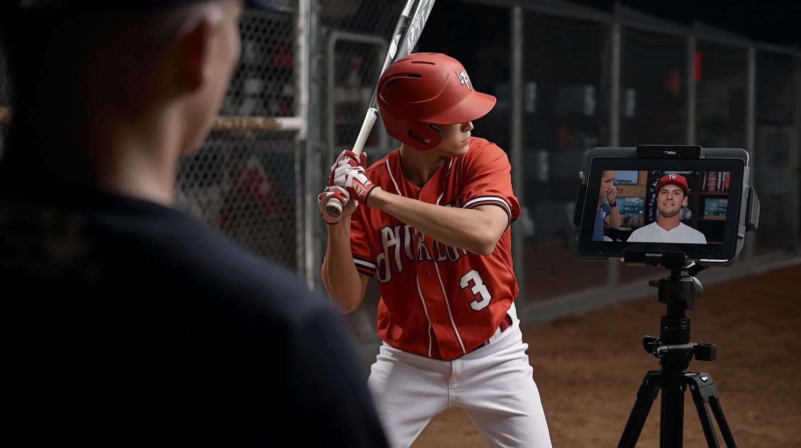 Virtual sports coaching session